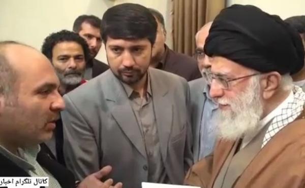 پیگری احوال خانواده نادر ابراهیمی توسط رهبر انقلاب فیلم پیگری احوال خانواده نادر ابراهیمی توسط رهبر انقلاب