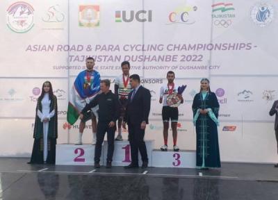 کسب مدال طلا از طریق دوچرخه سوار ایران در قهرمانی آسیا